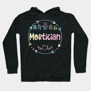 Mortician cute floral watercolor Hoodie